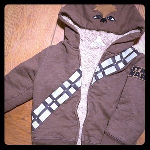 Gap Kids Chewbacca zip up hoodie